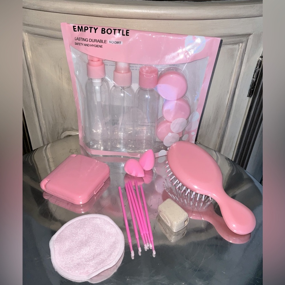 Travel set #4 in Macaroon Colors! all in one package, 19 pieces Light weight!